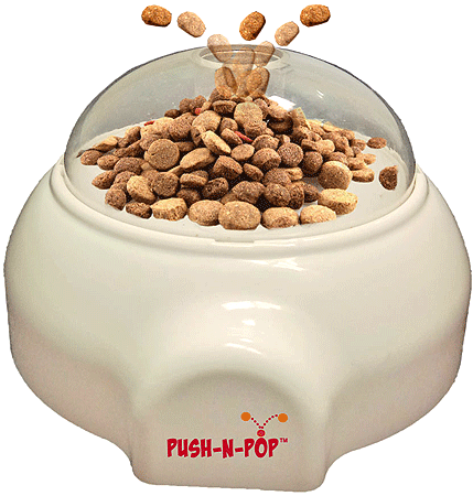Dog Push-N-Pop Treat Dispenser